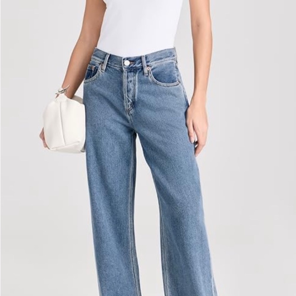 Light Blue Wide Leg Flare Jeans